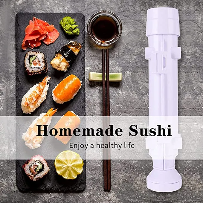 Máquina para hacer sushi, Rollo para hacer sushi, Kit para hacer sushi para  principiantes, Máquina para hacer sushi, Moldes para sushi, Verduras