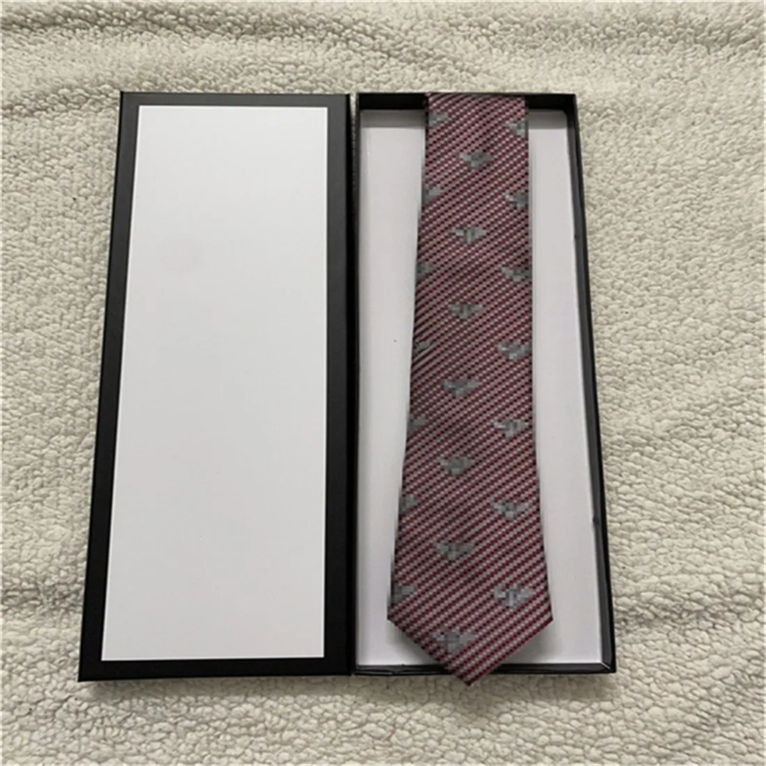 Luxury New Designer Men's Letter 100% Tie Silk Necktie black blue Aldult Jacquard Party Wedding Business Woven Fashion Design Hawaii Neck Ties With box 1141
