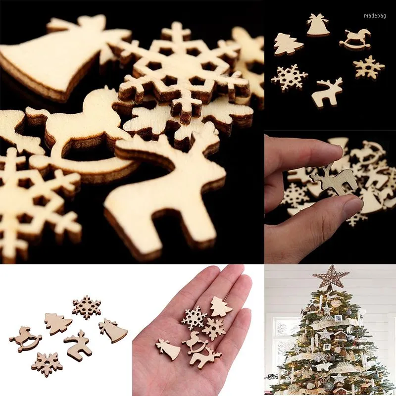 Juldekorationer noel för hem xmas trä hantverk tillbehör 2023 lyckligt år dekorerazioni natalizie boze narodzenie