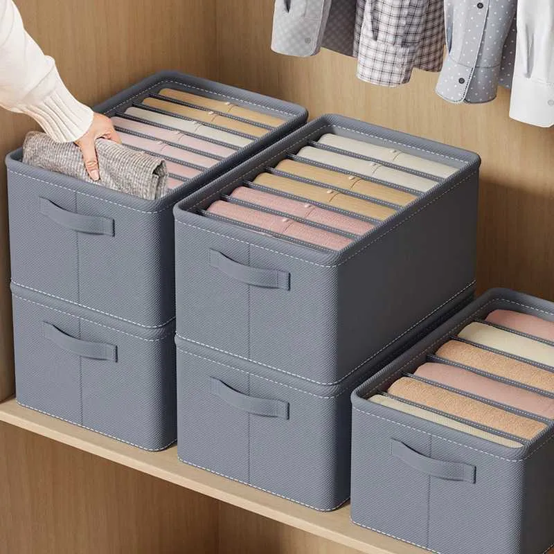 Set Di 12 Organizer Per Cassetti Criusia | Pieghevoli In Tessuto | 3 Dimensioni: Grandi, Medi, Piccoli | Per Vestiti, Biancheria, Accessori