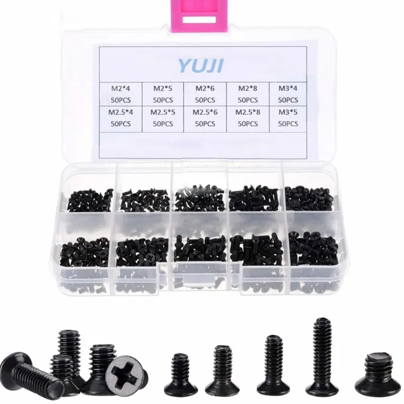 Other Home Garden M2 M3 Screw Set KM2 Machine Laptop Screw Flat Head Phillips Drive Accessories for Repair Computer Electronic Laptop Screws Kit