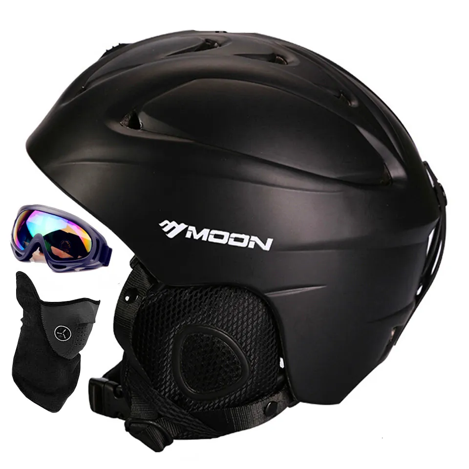 Capacetes de esqui Man/mulheres/Capacete de esqui para o capacete de snowboard adulto equipamento de esqui máscara e cobertura skate de segurança em segurança integralmente 230324