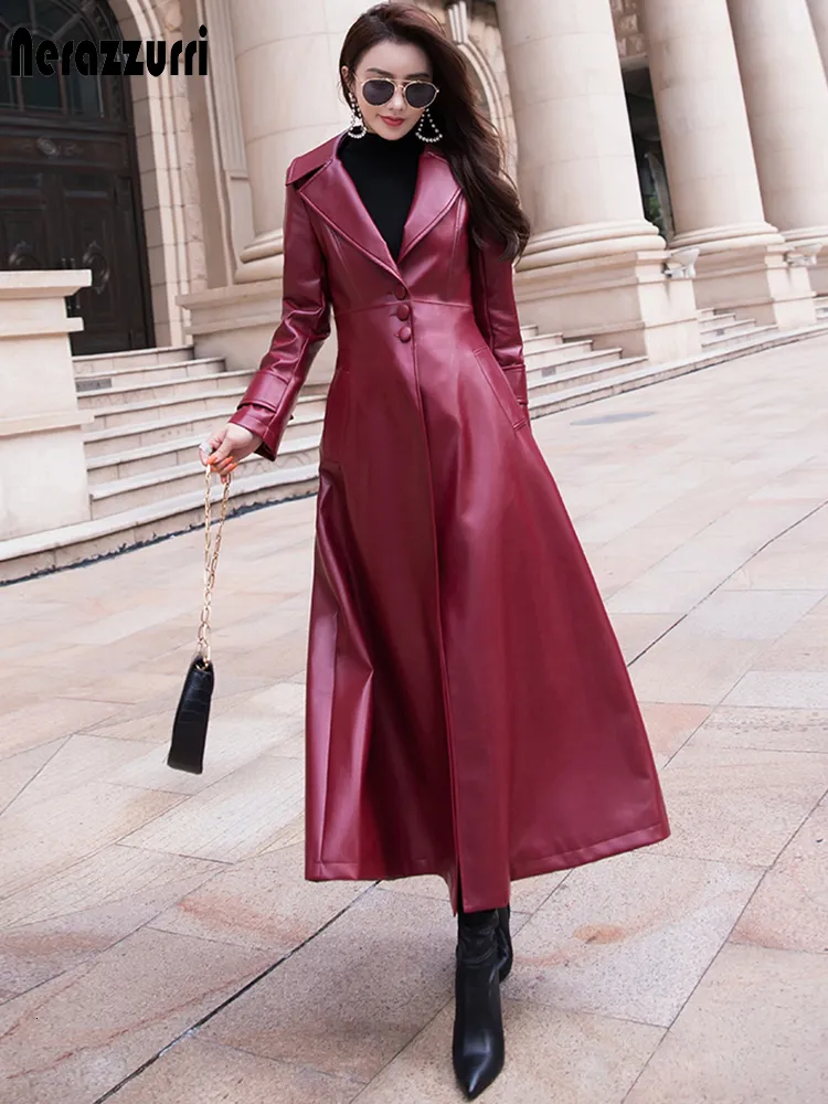 Ladies long top trench coat