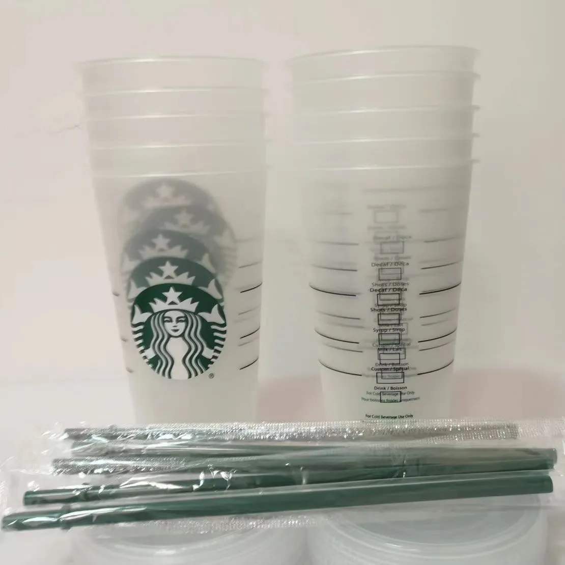 Reusable 24oz/710ml Starbucks Mug Classic Clear Cup... From Plastic_cups,  $8.05 | DHgate.Com