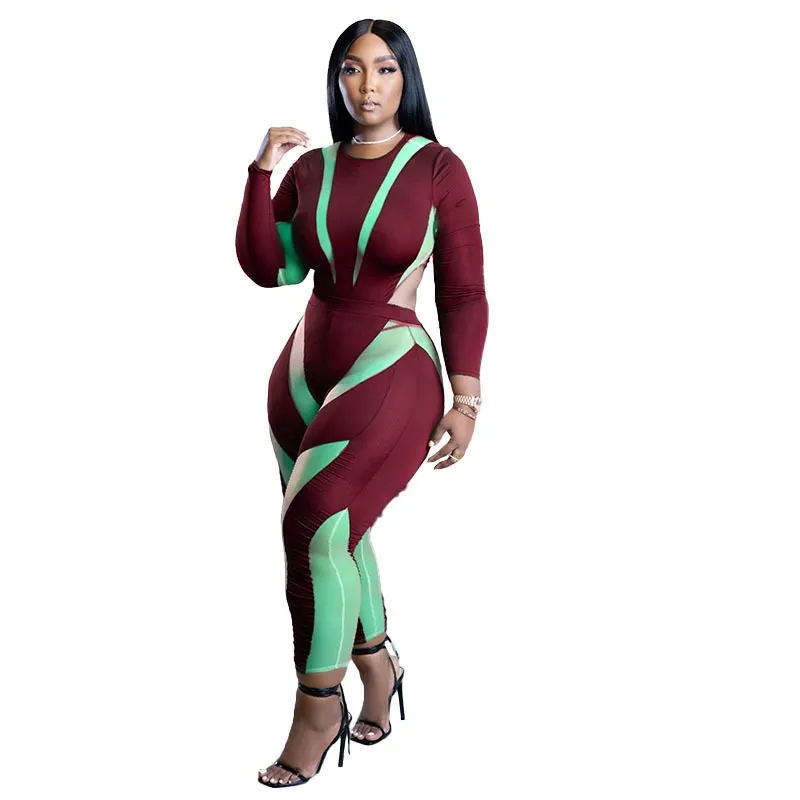 Fashion Girls Plus Size Rompers Women's Plus Size Jumpsuits - Main Image