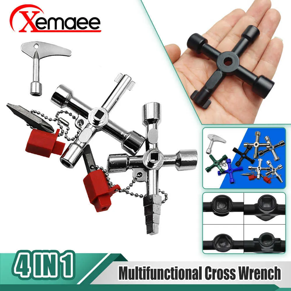 Multifisection Phillips Wrench 4 façons de Triangle interne universel Key de haute qualité outils de réparation de haute qualité