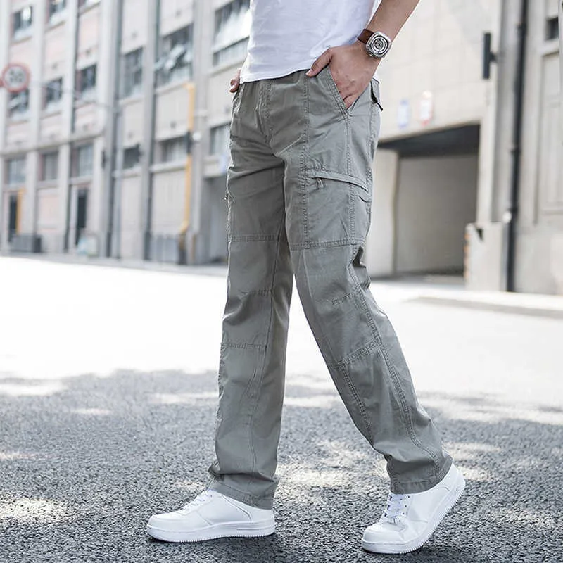 Mens Pants Pantalones Cargo Para Hombre De Talla Grande Pantal n