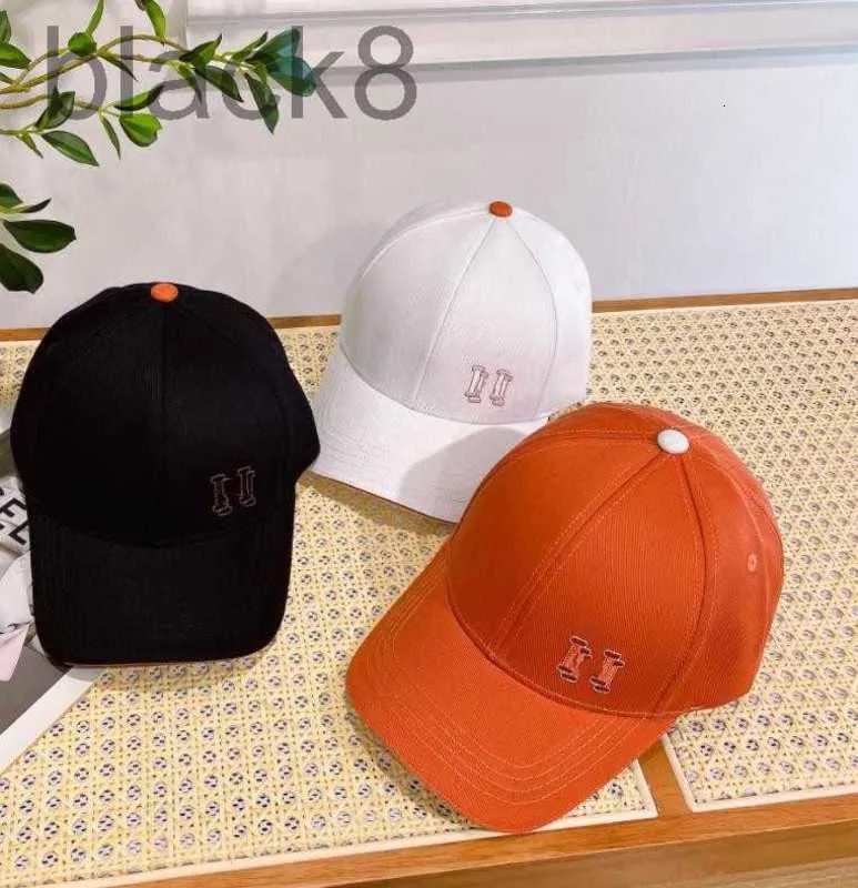 Designer Haute Qualité Toile Chapeau De Soleil Designer Nouvelle Lettre Casquettes De Baseball Casquette Pour Hommes Femmes Chapeaux Rue Équipée Plage Sports Ball cap Orange Réglable 0FUA