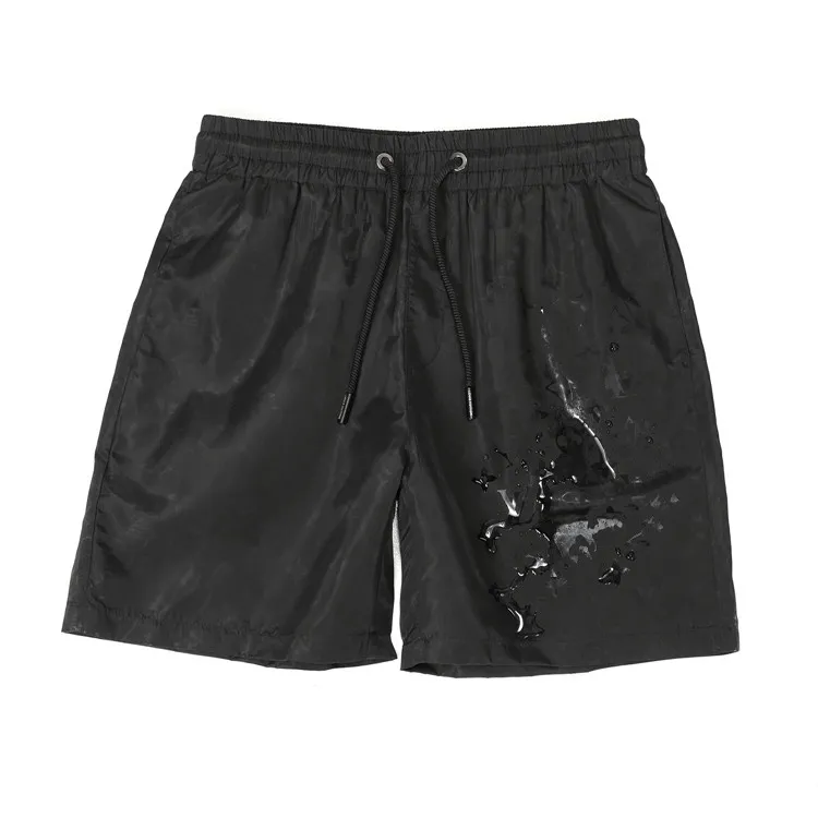 Shorts masculinos Tipo de flor quando expostos à água Shorts masculinos de secagem rápida SwimWear Estampados 2023 Summer Board Calças de praia masculinas Short Swim 56