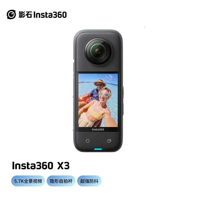 Sports Action Video Cameras 100 Original Insta360 X3 360 Camera For  Sporting VR Image Shooting 4K 1 2 Sensor 72MP Stock 230227 From Jiao10,  $775