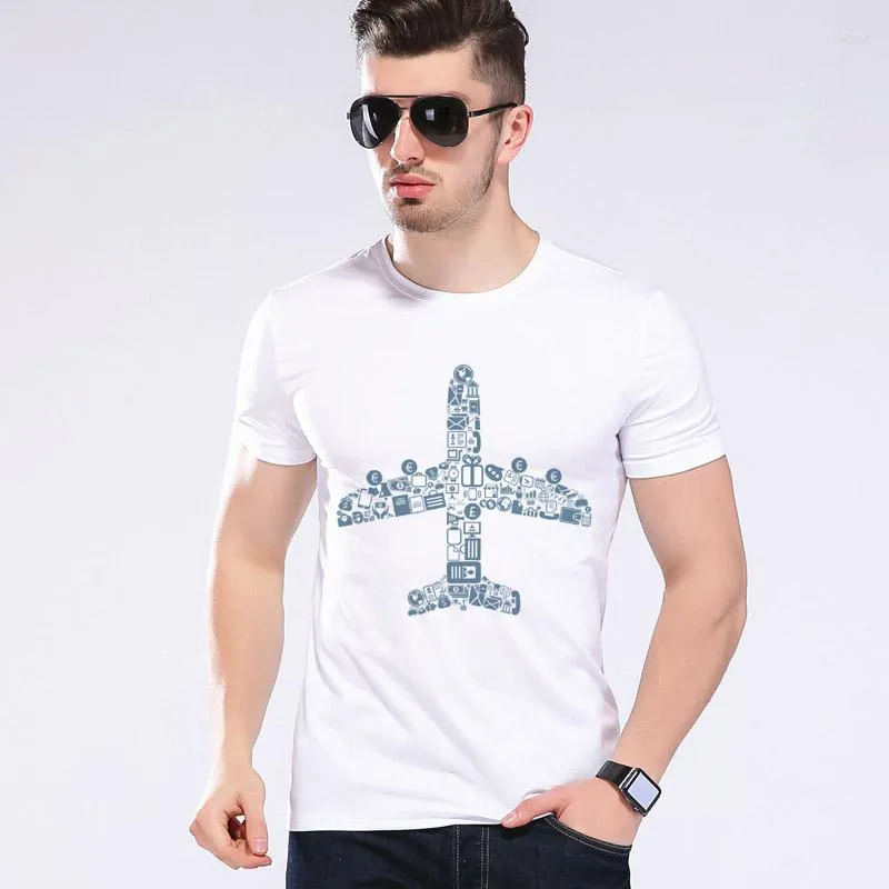 Heren t shirts zomerhelikopter mannelijke korte mouw patroon chopper militaire jeugdjongerstijl t-shirt Moe Cerf H2-17#