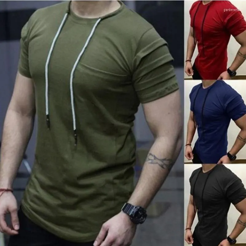 Men's T Shirts 2023 Elegant Slim Fit O-Neck Long Sleeve Muscle T-Shirt Casual Solid Tops Tee Shirt Plus Size M-XXL