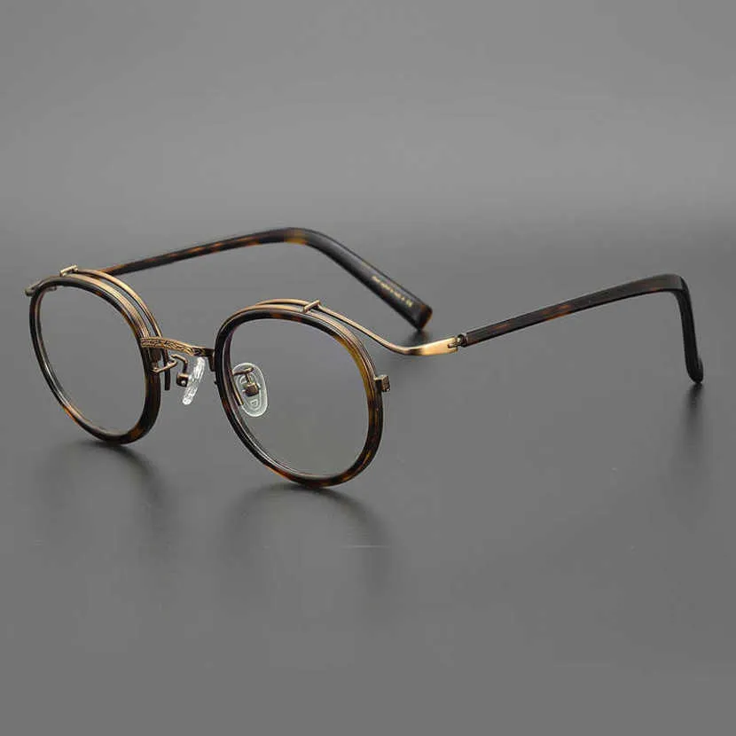 30% Rabatt auf Luxusdesignerin neuer Sonnenbrille für Männer und Frauen 20% Rabatt auf handgefertigtes runde Spektakel Klassische Hu Ge selben literarischen Myopia Rahmen Männlich