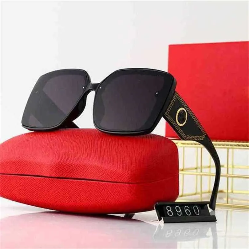 10% OFF Luxury Designer New Men's and Women's Sunglasses 20% Off version chaoka family glasses square online Red live broadcast overseas SunglassesKajia