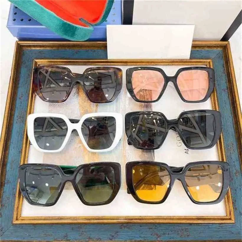 20% OFF Luxury Designer New Men's and Women's Sunglasses 20% Off Fashion Version Hot family simple large box net red same plate