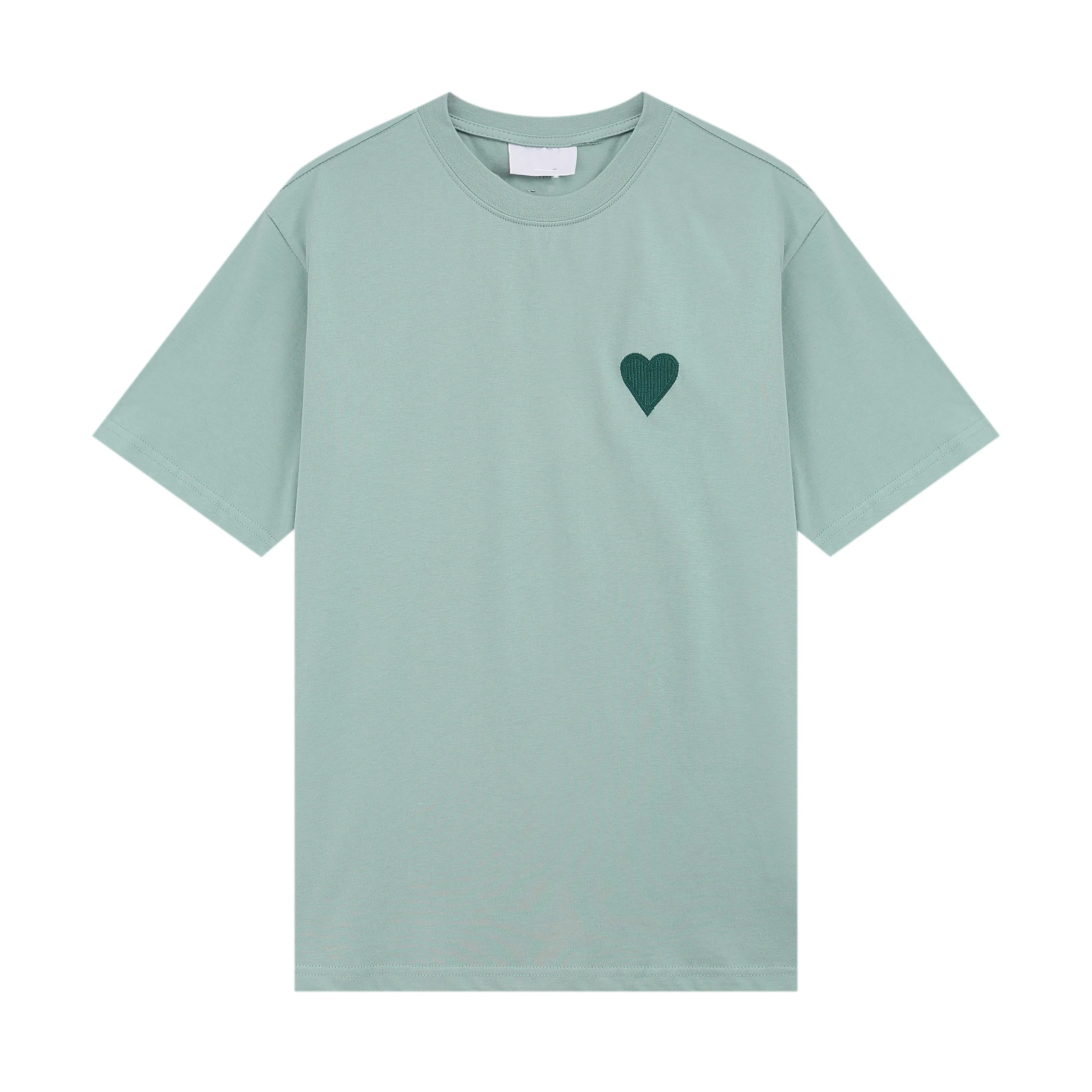 Amis Designer Pure Cotton Heart Shirt For Men And Women 2023 Spring/Autumn  Collection From Lynnice, $7.79