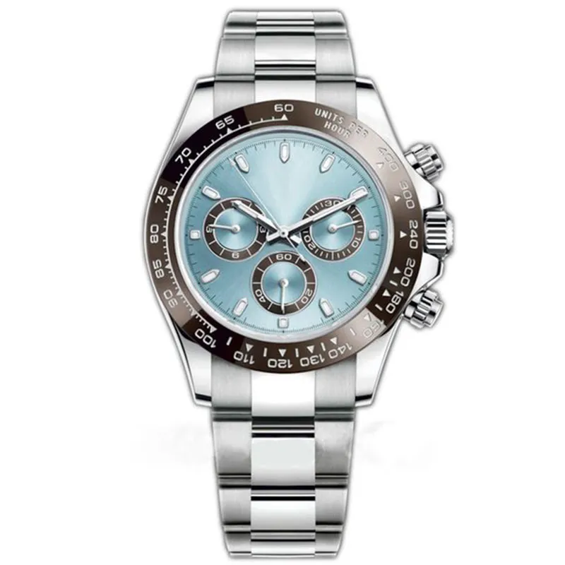 Klockor för män Lyx guldklocka dayton Automatisk Mekanisk Designer montre de luxe 40mm Fällbart spänne Guld Hardlex Vattentätt armbandsur Reloj dhgate hombre