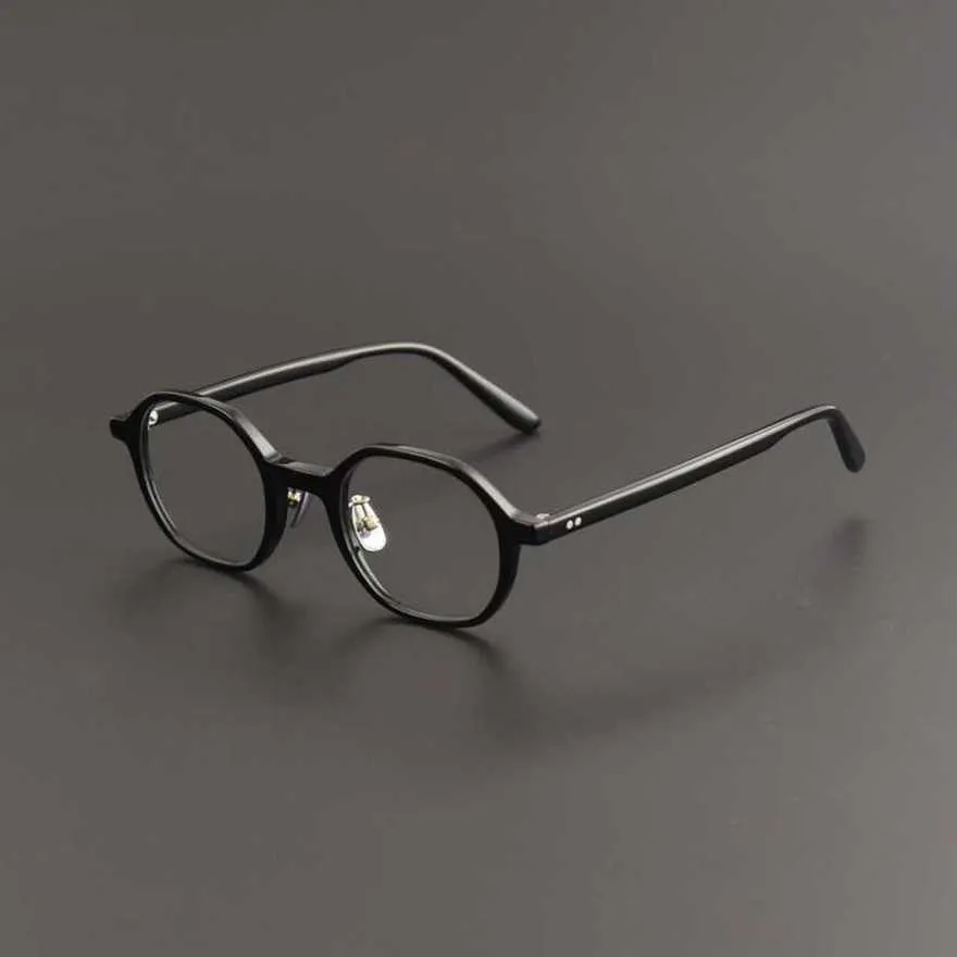 Designer Men's and Women's Beach Couple Sunglasses 20% Off Japanese handmade plate eyeglass frame personalized pattern men type myopia glasses for women with degree