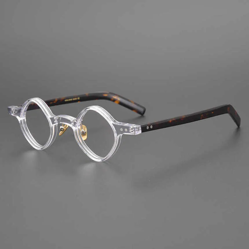 Collezione di occhiali da sole alla moda di design di lusso con sconto del 20% Piatto in stile Repubblica Cinese di forma irregolare fatto a mano giapponese con montatura per occhiali miopia