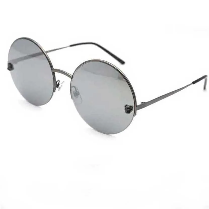30% zniżki na luksusowe projektant Nowe okulary przeciwsłoneczne dla mężczyzn i kobiet 20% zniżki na Panthere Limited okulary okrągłe gładkie szampany szklanki męskie okulary przeciwsłoneczne Gafas de sol hombrekoiaia