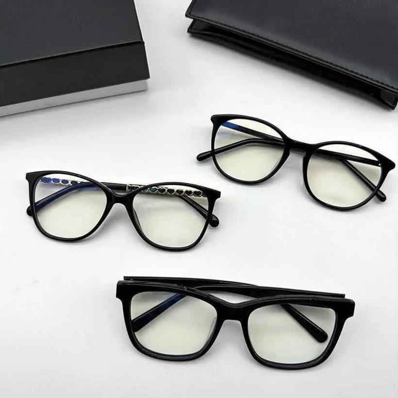 20％オフ高級デザイナーNew Men's and Women's Sungrasses 20％off square Glasses Round Frame Plain Mirror Quan Zhilong同じ3282男性