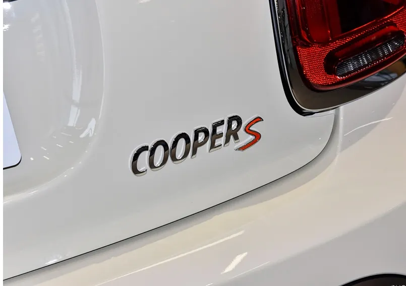 Mini Cooper S Emblem 3D ABS Black Chrome Car Letters Rear Trunk Logo ...