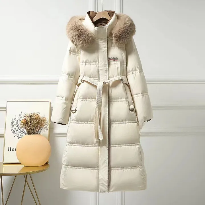여자 다운 재킷 디자이너 최고 브랜드 여성 의류 겨울 야외 따뜻함 남자와 여자 모피 칼라 재킷 커플의 캐주얼 한 두꺼운 콜드 교장 다운 자켓