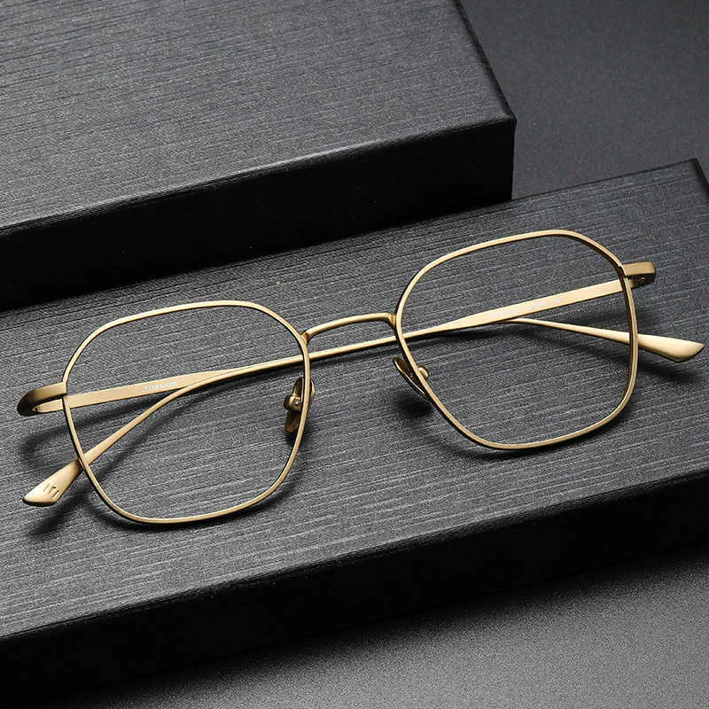 Luxusdesignerin neuer Sonnenbrillen für Männer und Frauen, die 20% von der gleichen Art von permanenten Chordg -Polygon -Titan -Brille manuell hinzugefügt werden.