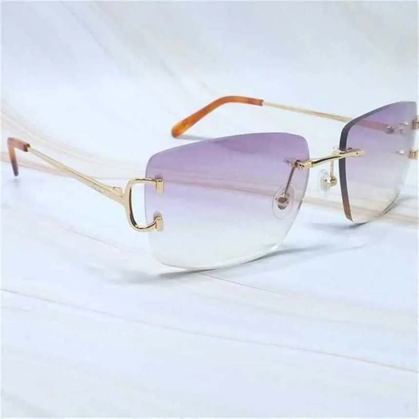 Gafas de sol de moda de diseño de lujo 20% de descuento en tendencias de tendencias para hombres de moda cuadros grandes carteras de gafas de sol de metal gafas vintage