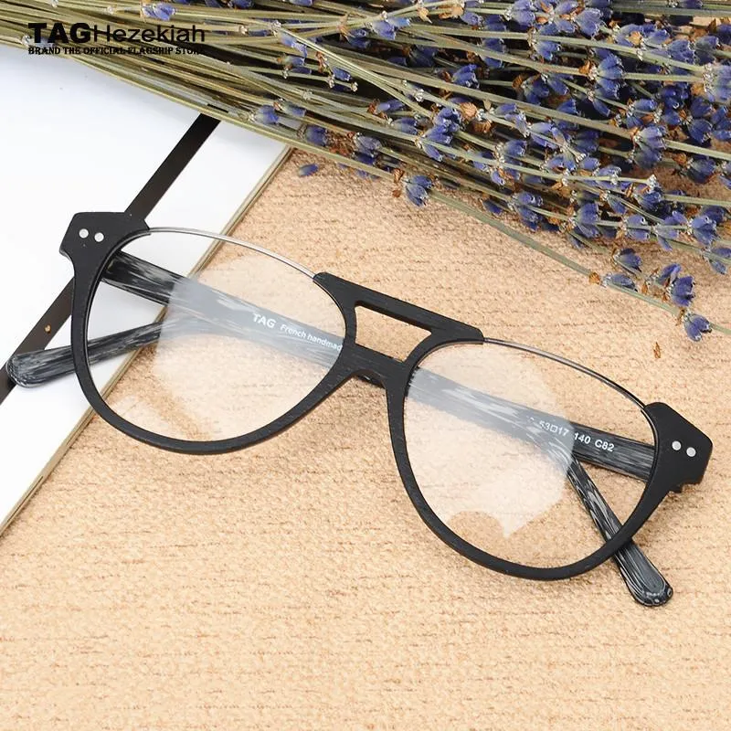 サングラスフレームhezekiahブランドデザインヴィンテージウッドアイウェア女性男性コンピューター近視光学眼鏡oculos de grau spectaclesファッション