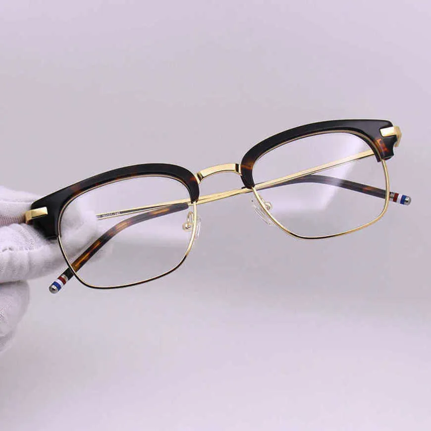 Designer de luxe lunettes de soleil de haute qualité 20% de réduction Tb-707 métal mode version coréenne myopie spectacle cadre optique ultra léger