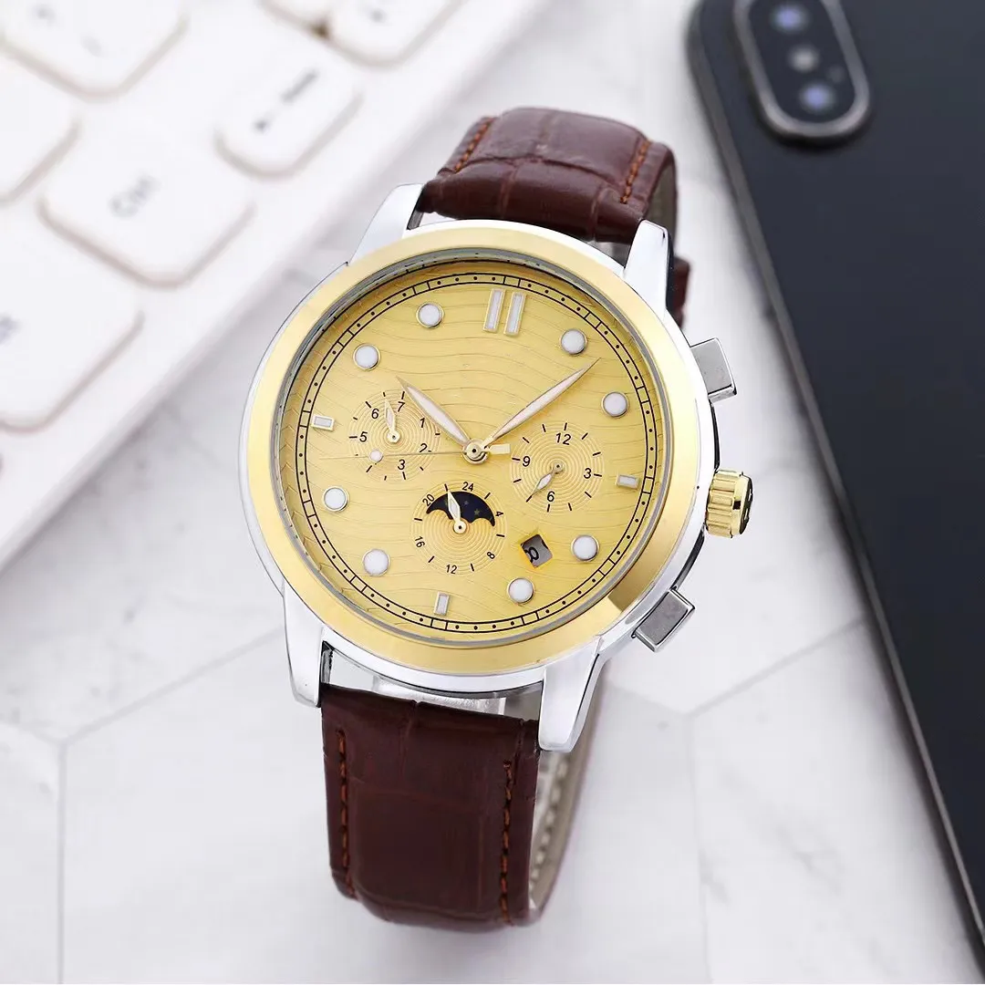 2023新しいブランドオリジナルビジネスメンパネライスウォッチクラシックラウンドケースメカニカルウォッチ腕時計時計 - カジュアルA8の推奨ウォッチ