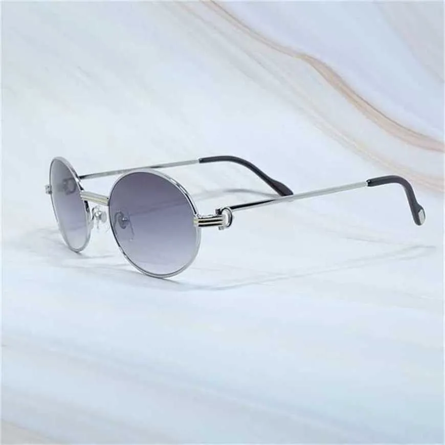 Lunettes de soleil de luxe de haute qualité 20% de réduction rétro ronde hommes mode métal vintage nuances pour femmes lunettes de fête cadeau Gafas Sol