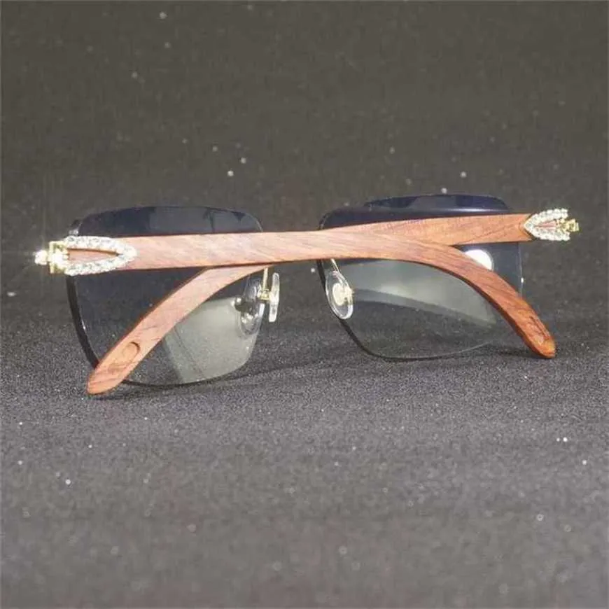 豪華なデザイナー高品質のサングラス20％オフクラシックメンメスメガネ特大の正方形の木製サングラスヴィンテージウッドオスアイウェアデコレーションカジア