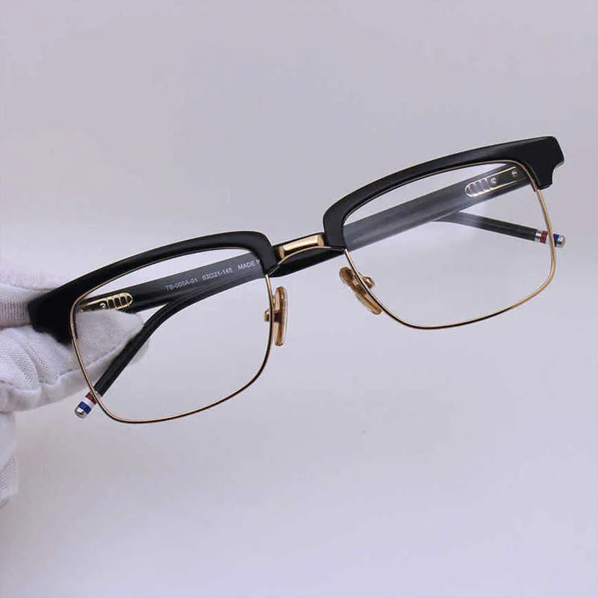 럭셔리 디자이너 고품질 선글라스 20% 할인 근시 안경 TB006 상자 근시 프레임 패션 한국 버전 비즈니스 광학 렌즈