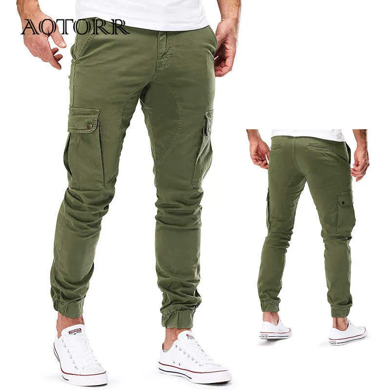 Erkek pantolon erkek kargo pantolon askeri stil sonbahar bahar taktik pantolon erkekler artı boyut birçok cep uzun pantolon erkek fermuar sinek 3xl w0325