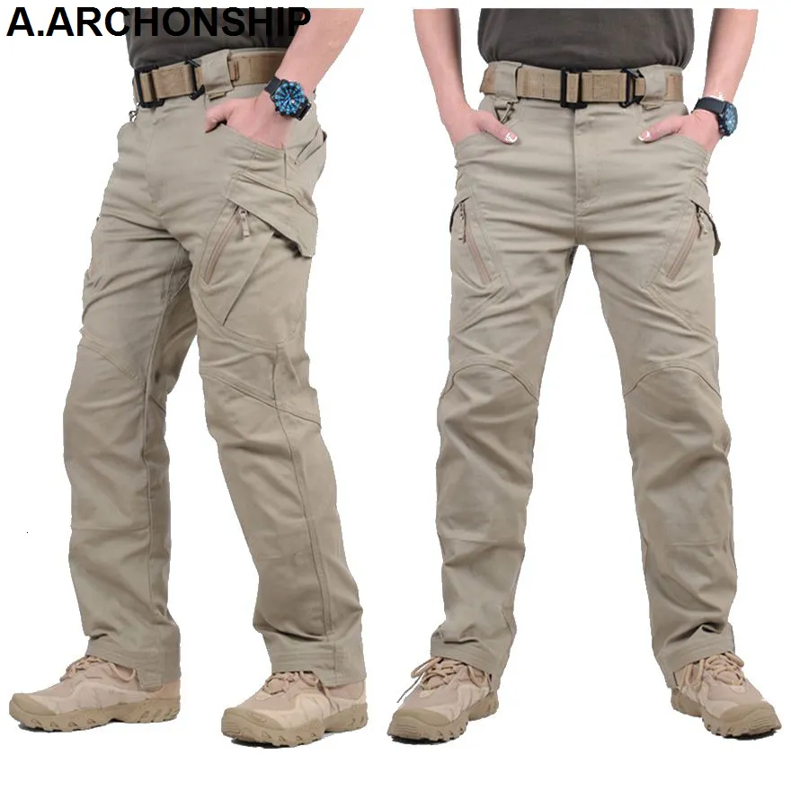 Men's Pants Pro IX9 II Men Military Tactical Pants Combat Trousers SWAT Army Military Pants Mens Cargo Outdoors Pants Casual Cotton Trousers 230325