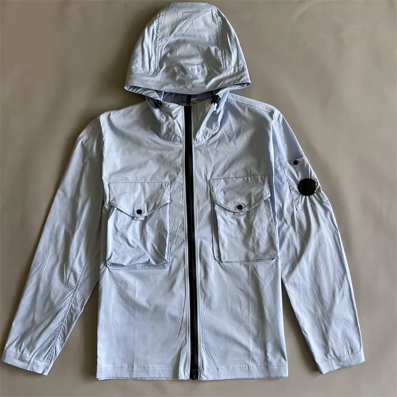Hoodie Goggle Overshirt Mens Jacket Windbreak Coat Outdoor Men Hood Outerwear Quick Dry Water Resistant Clothe