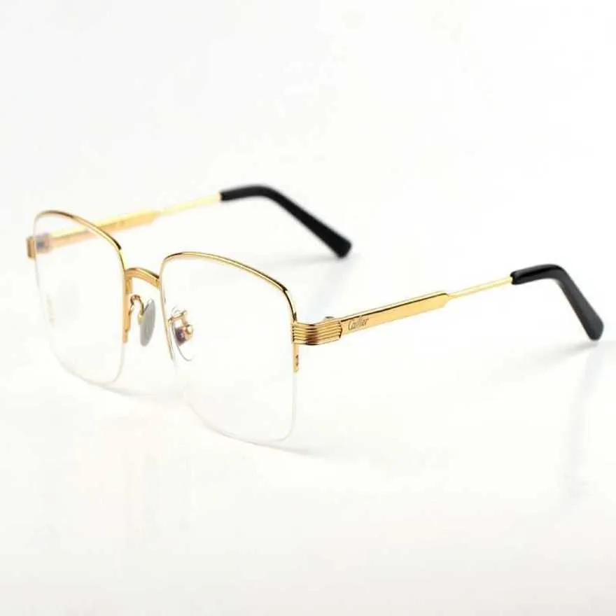 Designer herr- och kvinnors strandpar solglasögon 20% rabatt serie 0348 Fashion Business Myopia Lens Frame Pure Titanium High-End Eye