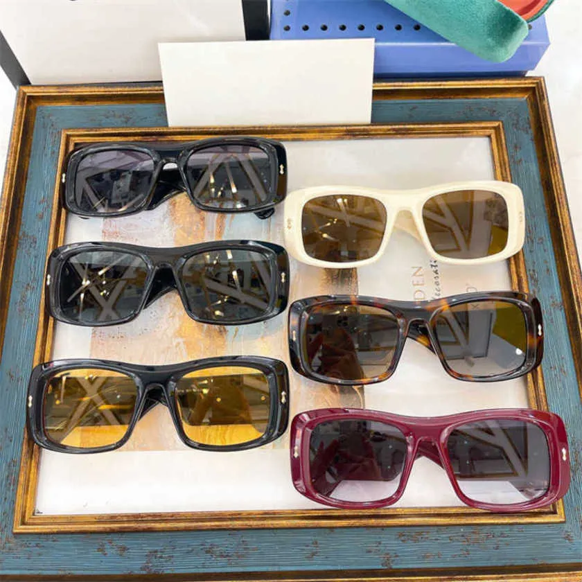 40% de réduction sur les lunettes de soleil de luxe pour hommes et femmes 20% de réduction sur grand carré jaune ins net rouge mode à la mode gg1251