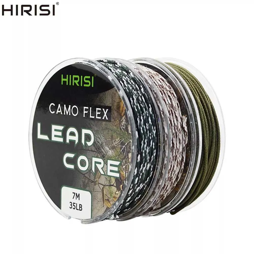 Leadcore Carp Fishing Tackle Line 35LB 7M, Braided Lead Line For