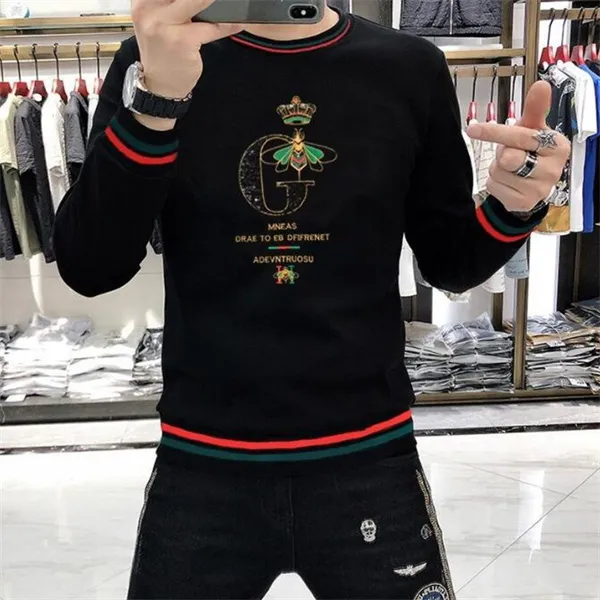 2023 Nouveau Designer Hommes Sweats Femmes Hommes Mode Sweat Lettre Brodé Paillettes Pulls Automne Hiver À Capuche Casual Tops À La ModeTops Vêtements