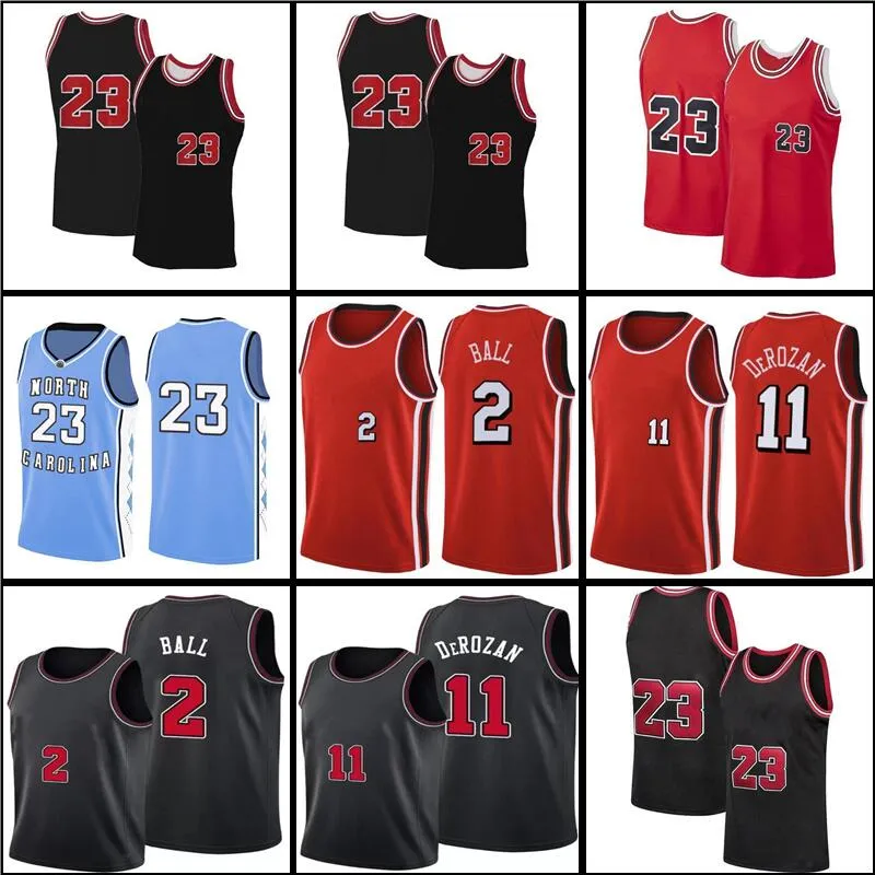 Jersey Scottie 33 Pippen Dennis 91 Rodman DeMar 23 MJ 9 농구 Lonzo Derozan Ball Derrick Zach Rose Lavine North Carolina Tar Heel Men R