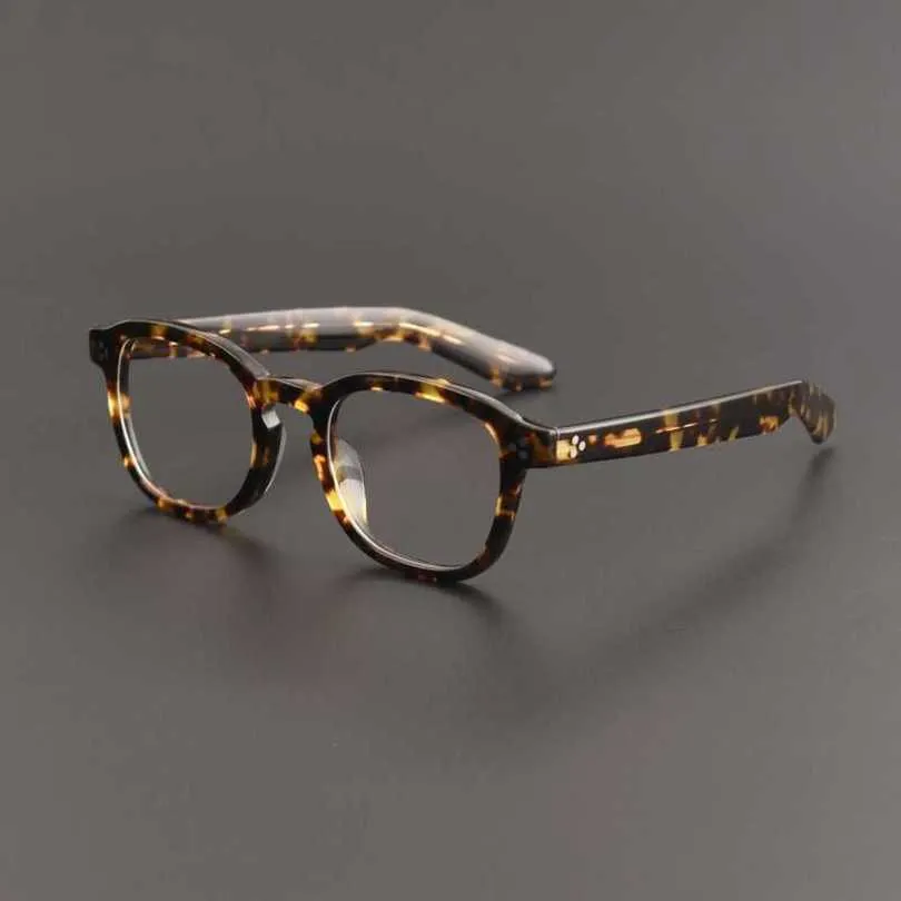 10% OFF Luxury Designer New Men's and Women's Sunglasses 20% Off Japanese plate lens hand-made eyeglass artistic large frame plain face artifact myopia glasses