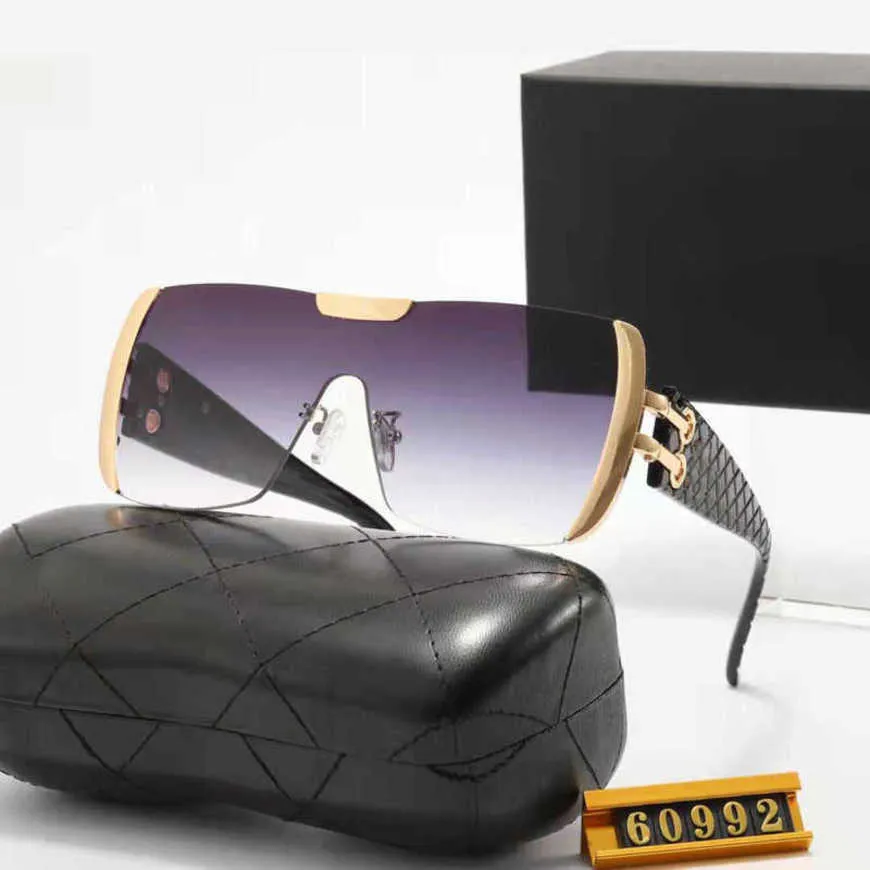 Luxe designer hoogwaardige zonnebril 20% korting op het buitenland buitenland Vrouwelijke straatfotografie Travel Mode bril P60992