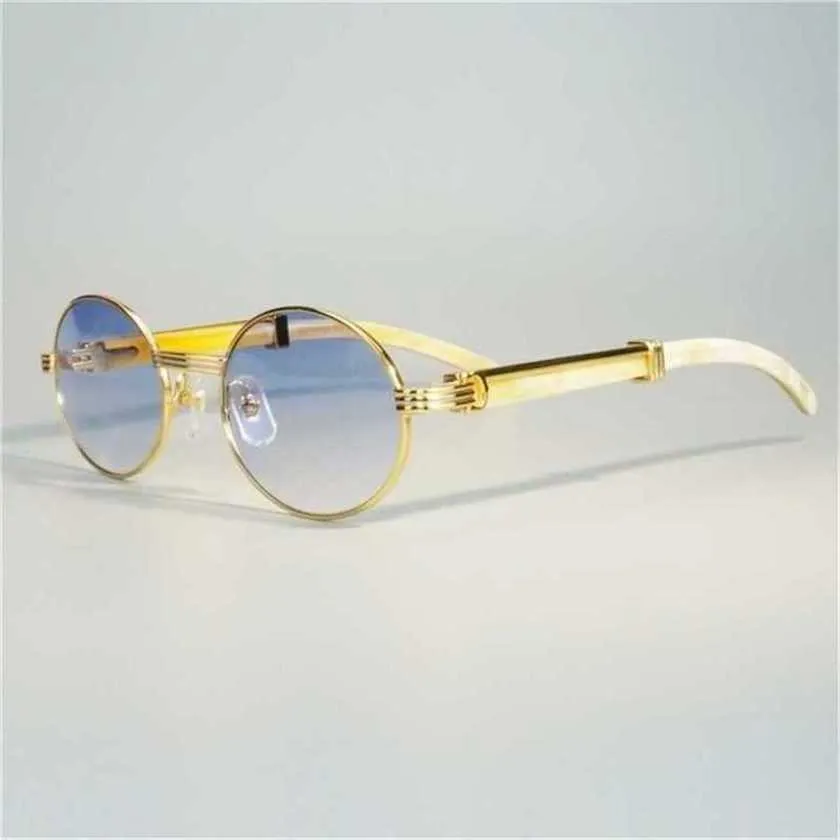 40% zniżki na luksusowy projektant Nowe okulary przeciwsłoneczne dla mężczyzn i kobiet 20% zniżki na mężczyzn owalne modne okulary przeciwsłoneczne przezroczyste białe okulary rogowe okrągłe przezroczyste gafas sol
