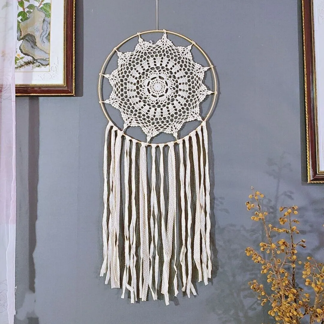 Feather Hanging Pendant Large Size Dream Catcher Indoor Creative Hanging Decoration Wedding Children's Room Decoration Pendant 1224173