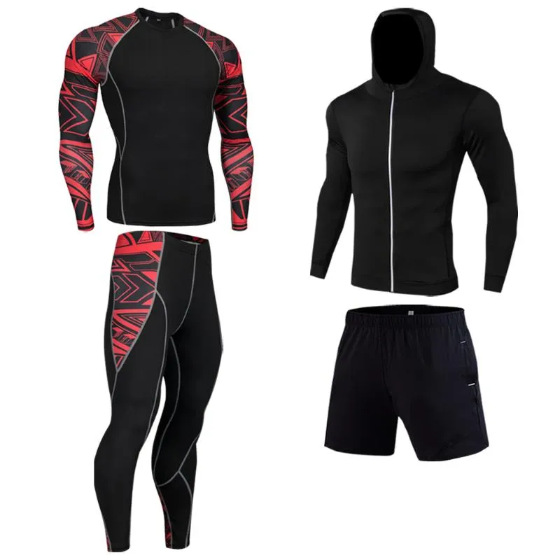 Roupa térmica masculina PCs Long MMA Tactics Tights Solid Color Clothing Compressão Fitness Johns Winter Brand Menmen's