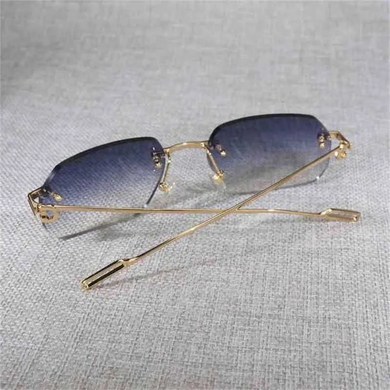 Designer de luxo novos óculos de sol masculinos e femininos 20% de desconto vintage computador homens mulheres óculos transparentes sem aro para leitura gafas para lentes de armação masculina