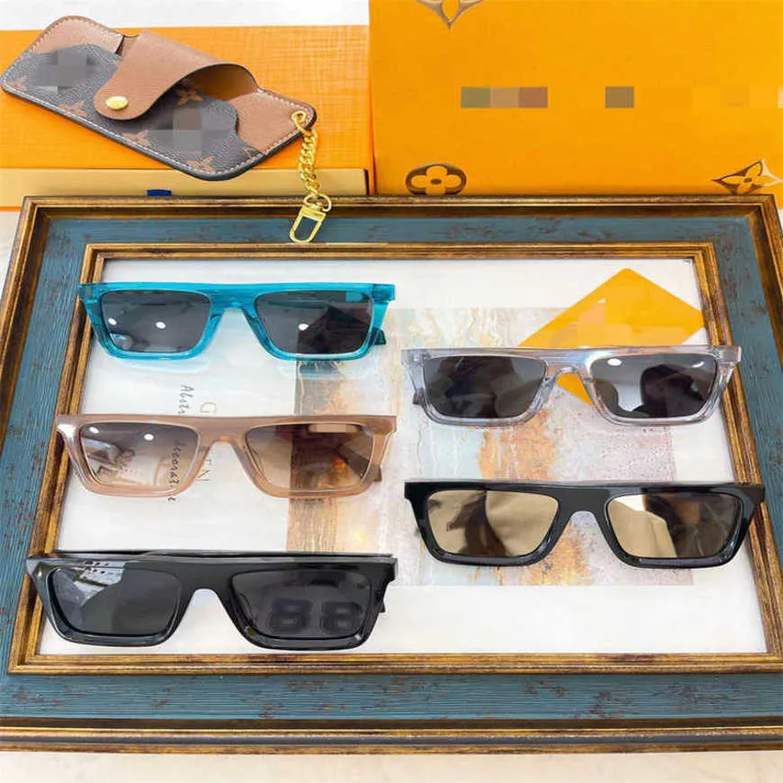 Luxury Designer High Quality Sunglasses 20% Off Box Wang Hedi Same Style Personality Plate Fashion Z1809E